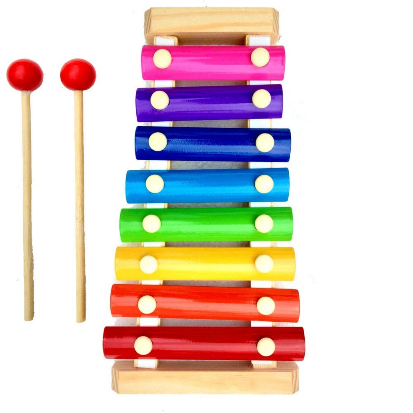 Toddler's Wooden Xylophone Musical Toy with 2 Sticks