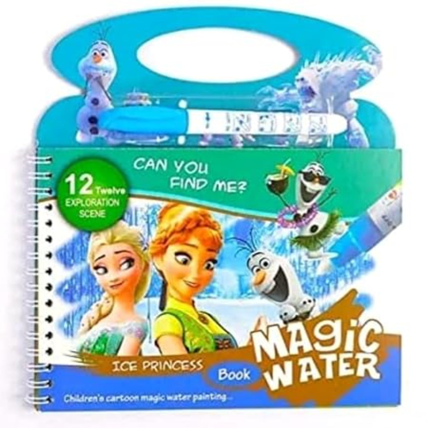 Min Qty:4 | Reusable Magic Water Painting Book with Pen
