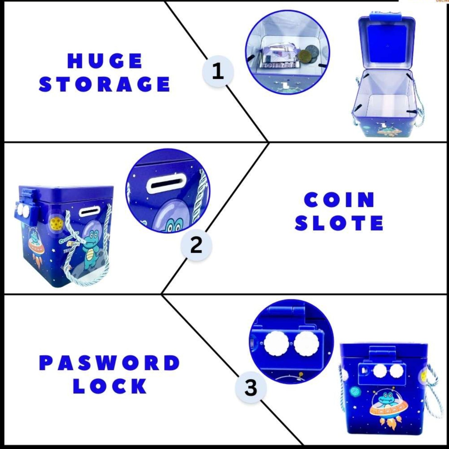 Min Qty:2 | Theme Based Piggy Bank with Password Lock