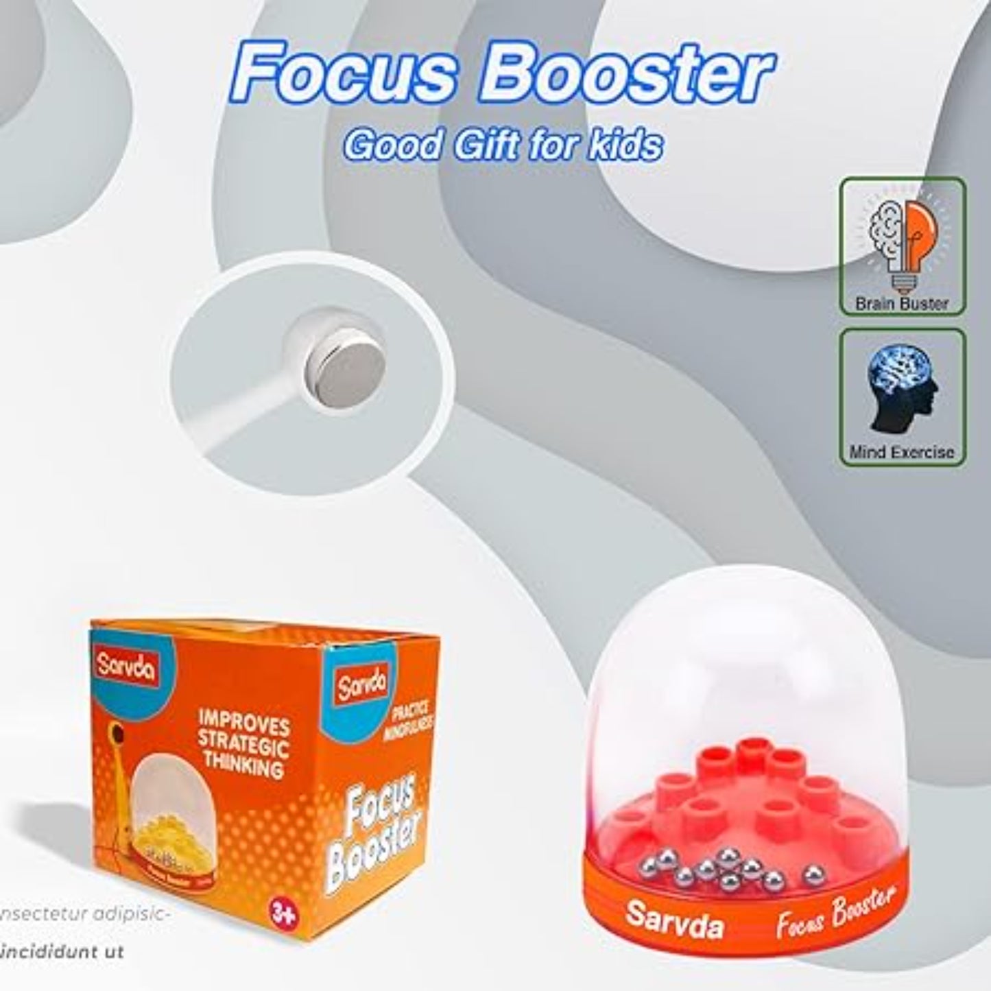 Min Qty: 6 | Focus Booster (Concentration Games)