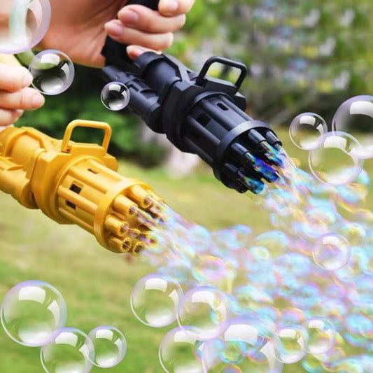 Min Qty:4 | Mini Gatling Electric Bubble Gun (Fun Games For Kids)