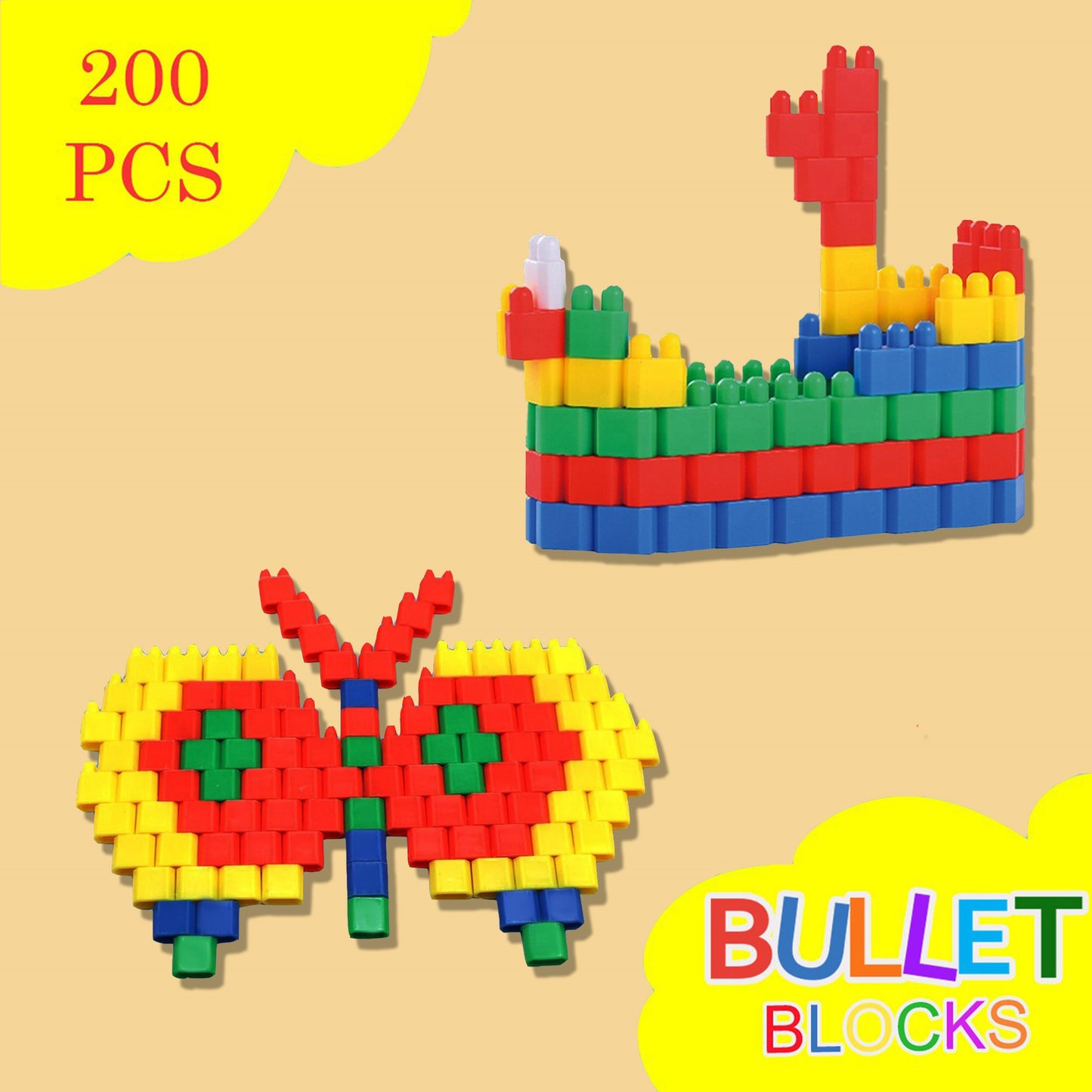Educational Bullet Blocks - Multicolor
