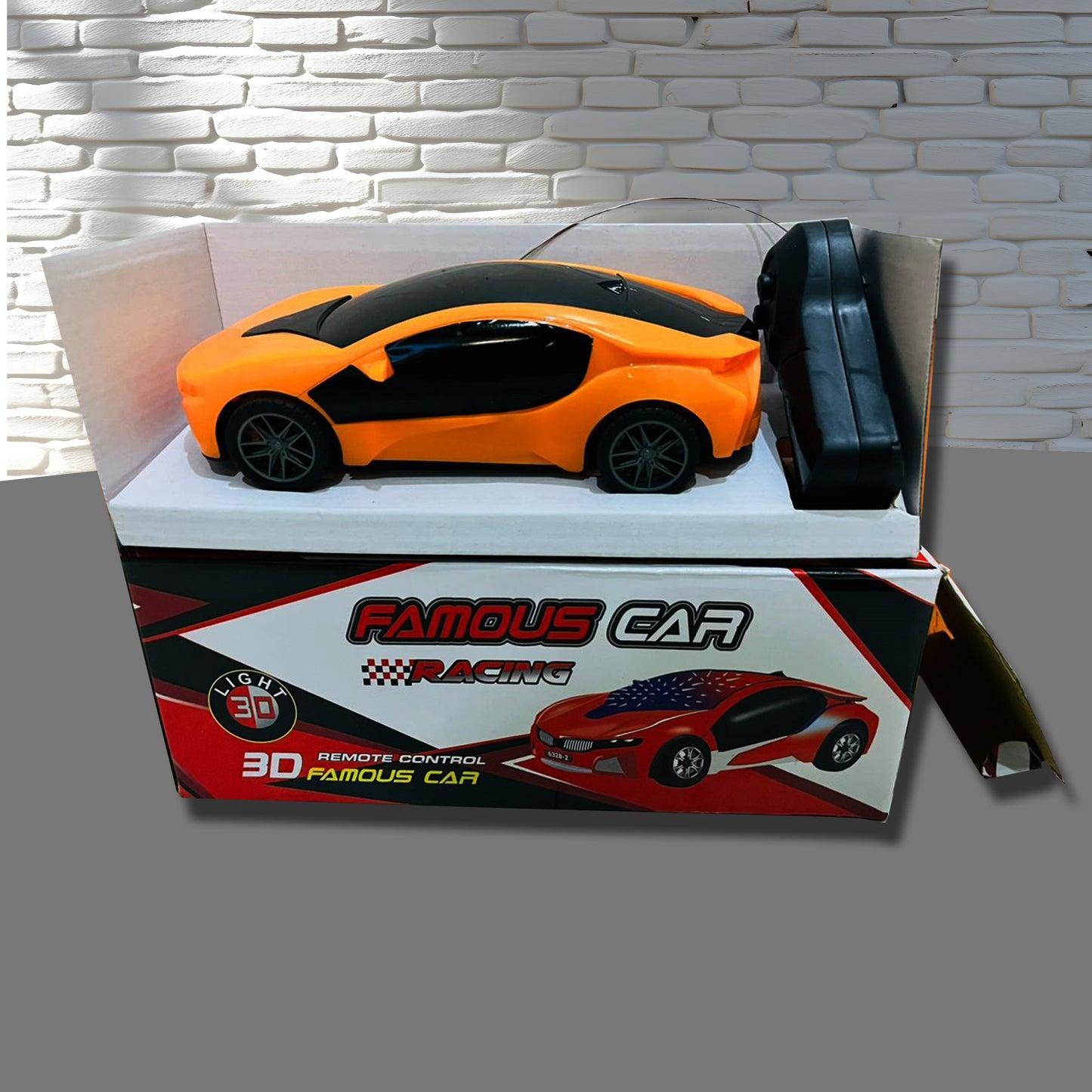 3D Lights Famous Remote Control High Speed Racing Car
