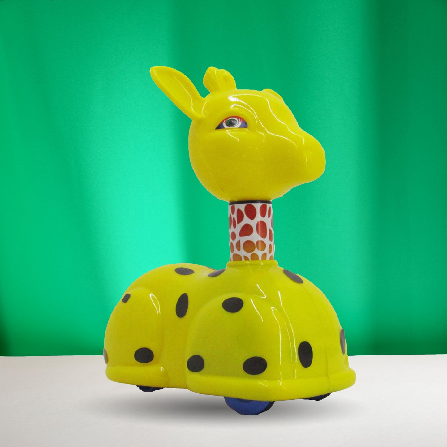 Yellow DEO Push and Go Giraffe Plastic Toy