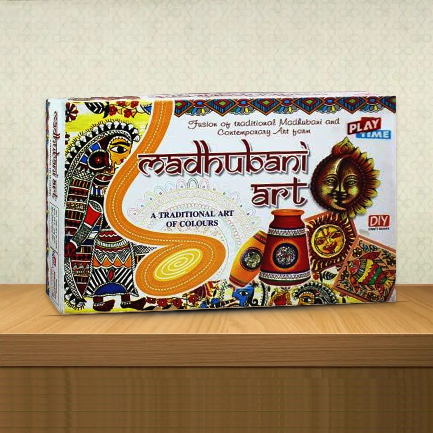 Madhubani Art Game for Kids, Craft Kits, Do it Yourself