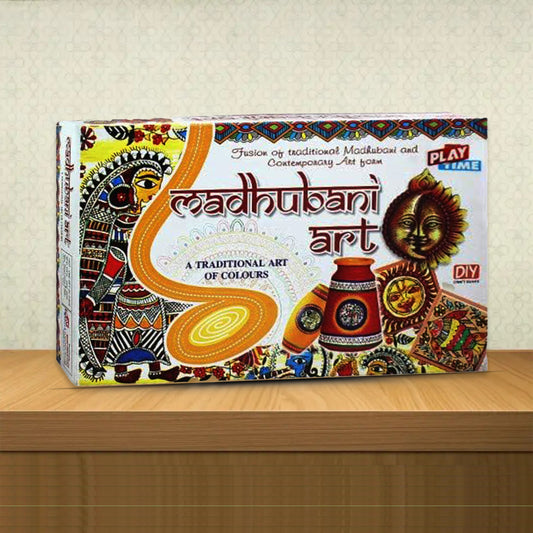 Madhubani Art Game for Kids, Craft Kits, Do it Yourself