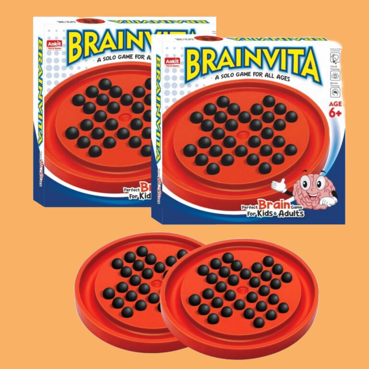 Min Qty:6 | Brainvita (Problem Solving Brain Games