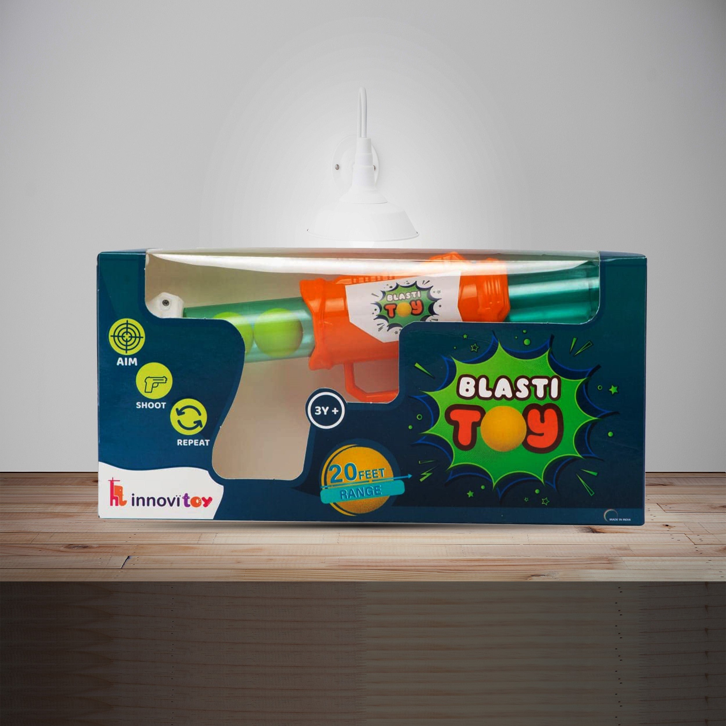 Blast Shooting Gun with 5 Foam Balls Toy – Sarvda