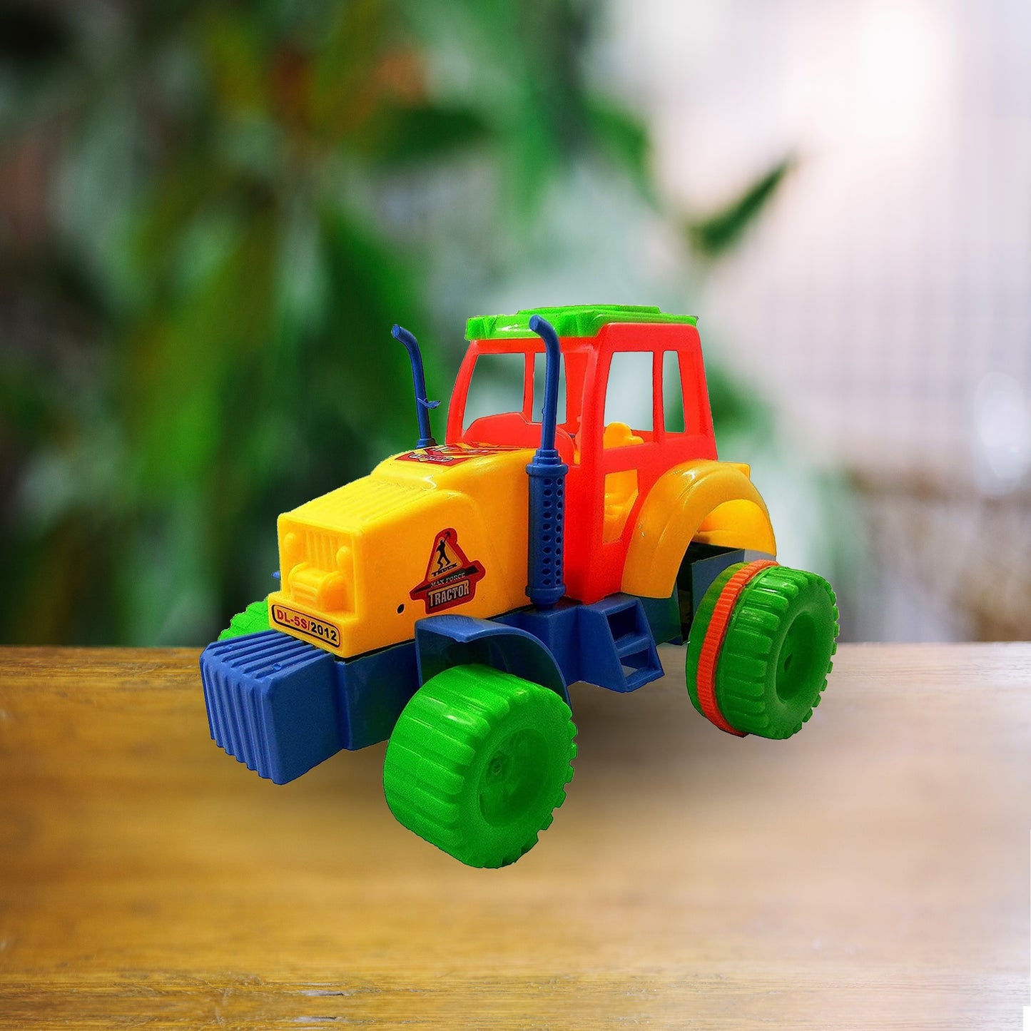 Friction Powered Plastic Toy Tractor