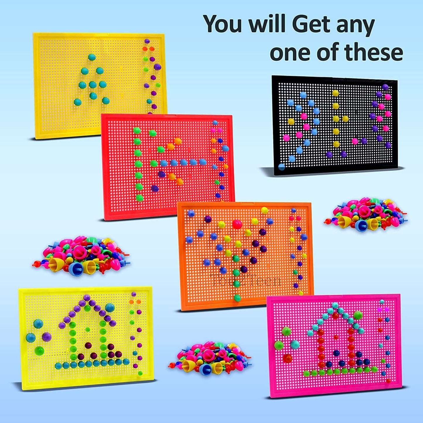 Magic Kit(Mushroom Nail Platter Jigsaw Puzzle Mix Color)